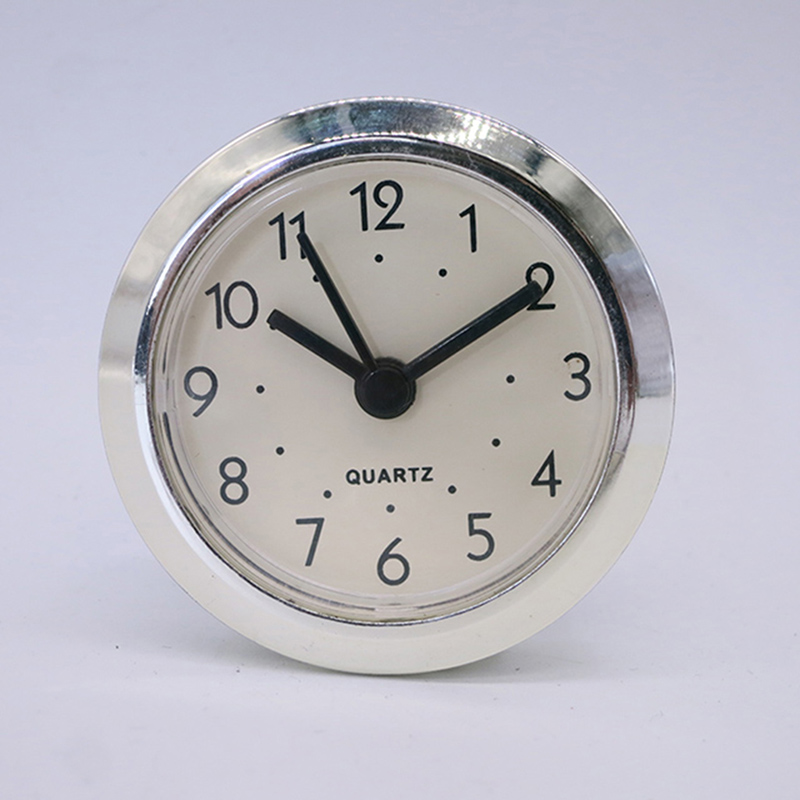 Diametro 49 mm colore d'argento inserto dell'orologio circolare